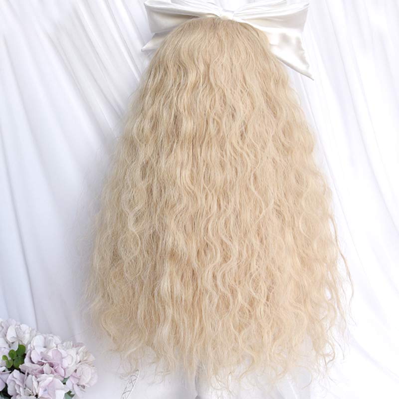 Free Shipping For Hivava Sweet Long Curly Wig With Curly Bangs