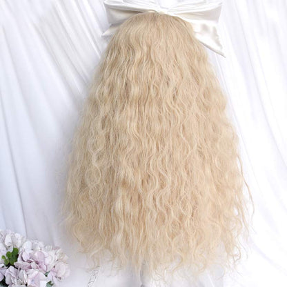 Free Shipping For Hivava Sweet Long Curly Wig With Curly Bangs