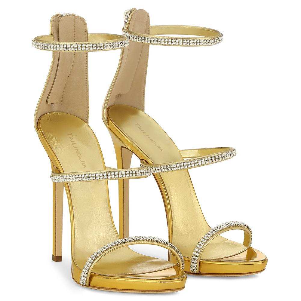 Hot Drill Stiletto Sandals Dinner Shoes