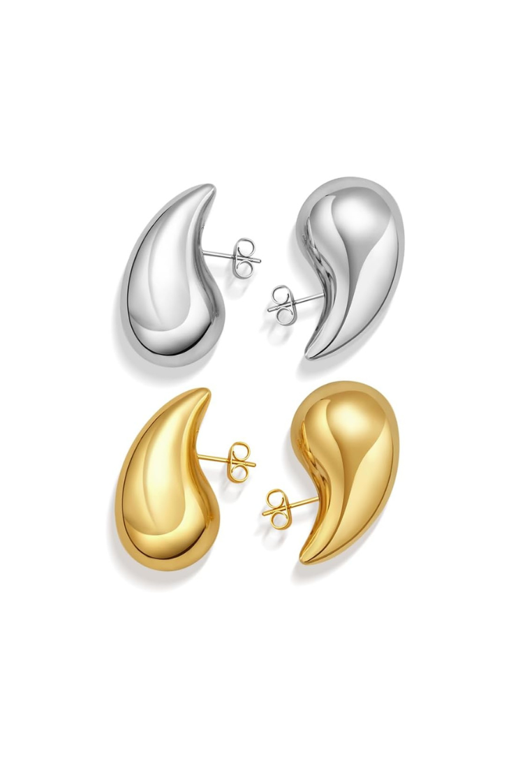 Free Shipping For Miley Drop Earrings - Gold