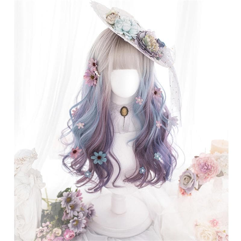 Free Shipping For Hivava Lolita Misty Gradient Long Curly Wig