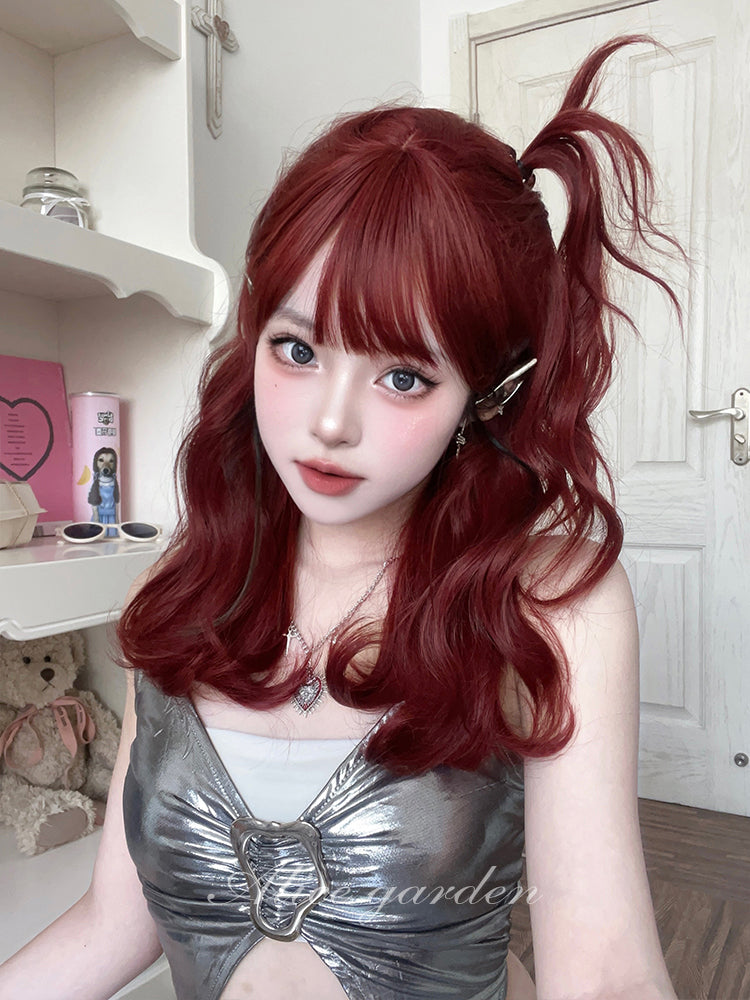 Free Shipping For Hivava Natural Red Mermaid Lolita Wig