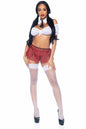 Free Shipping For 3 Piece Naughty School Girl Costume Set