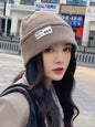 Solid Color Split-Joint Knitted Hats