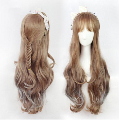 Free Shipping For Hivava Light Brown/Deep Brown Gradient Lolita Long Wig