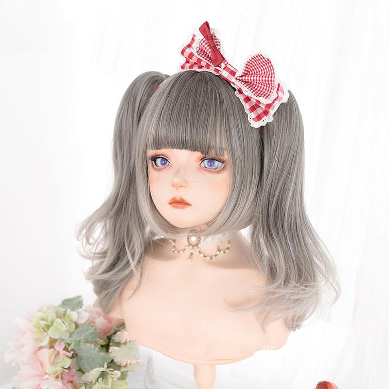 Free Shipping For Hivava Lolita Double Ponytail Curly Wig