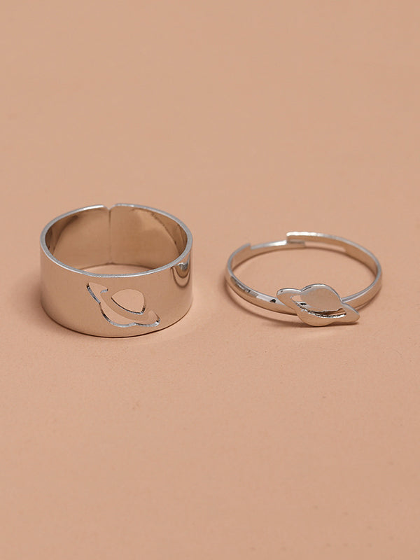 New Fashion Punk Planet Shape Rings Accessories-Homeundewear