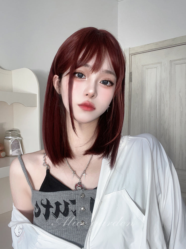 Free Shipping For Hivava Casual Series Redish Brown Straight Lolita Wig