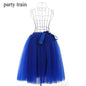 Romantic Multi-layer Pure Color A-line Tulle Skirt