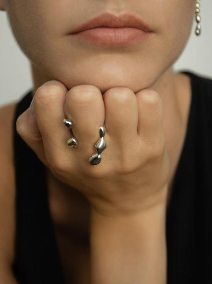 Vintage Adjustable Geometric Rings Accessories-Homeunderwear