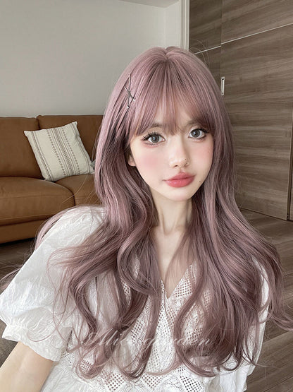 Free Shipping For Hivava Casual Series Ash Pink Curly Wig