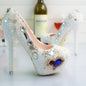 Pearl Crystal Stiletto Heels – Luxury Embellished Wedding & Party Pumps