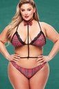 Free Shipping For 3Pc Baddie Schoolgirl Set | Plus Size