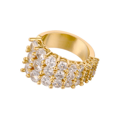 Free Shipping For Golden Plated Diamond Domed Starburst Huggie Earring