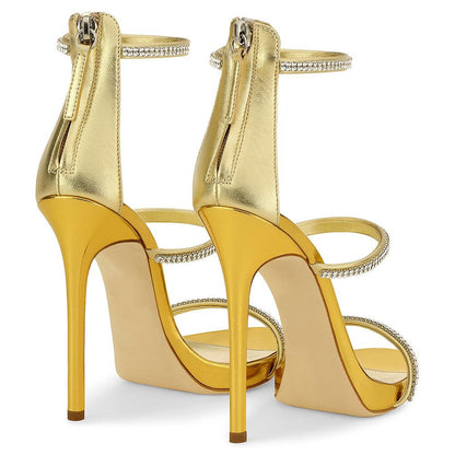 Hot Drill Stiletto Sandals Dinner Shoes