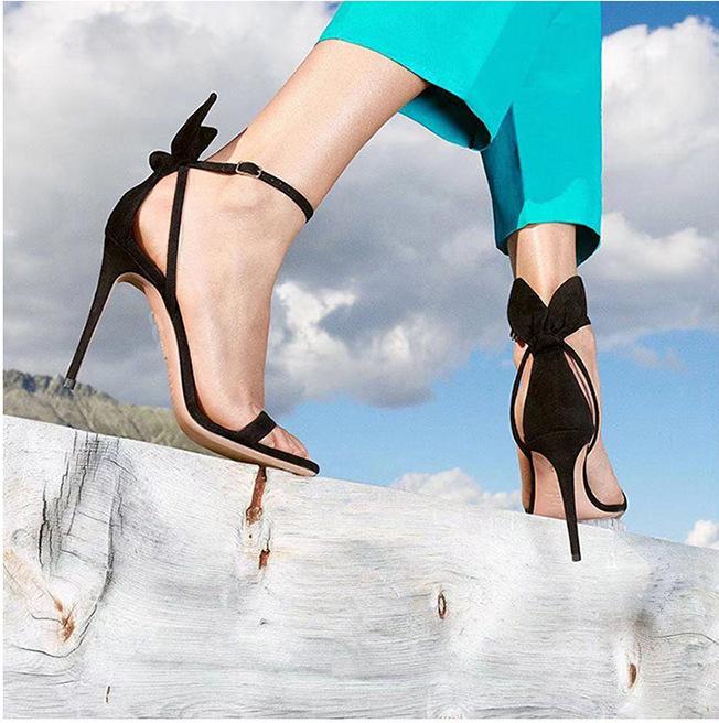 Rabbit Ear Super High Heel Versatile Sandals