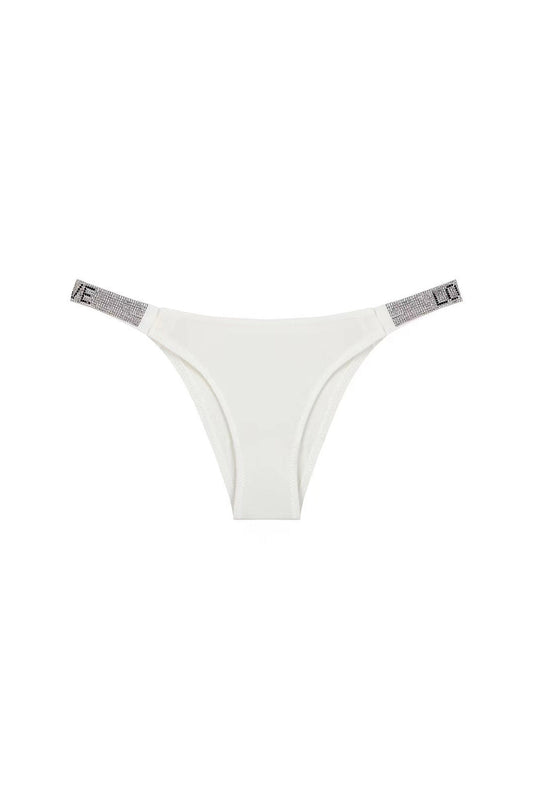 Free Shipping For White Underwear Love Cheeky-cut Panties Lingerie Bottom