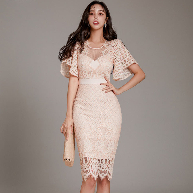 Lace Fashion Bodycon Pencil Dress