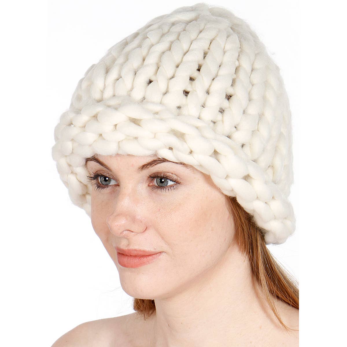 Free Shipping For Overstock Hand Knit Super Chunky Thick Warm Beanie hat