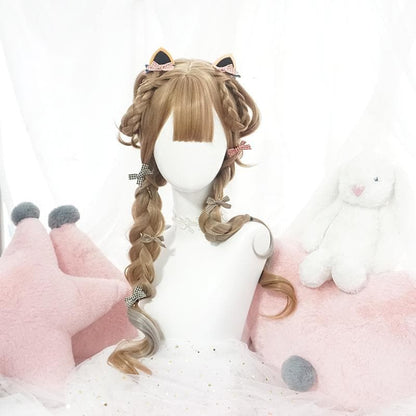 Free Shipping For Hivava Lolita Highlights Long Roll Wig