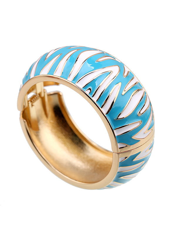 Geometric Zebra-Stripe Bracelet Accessories