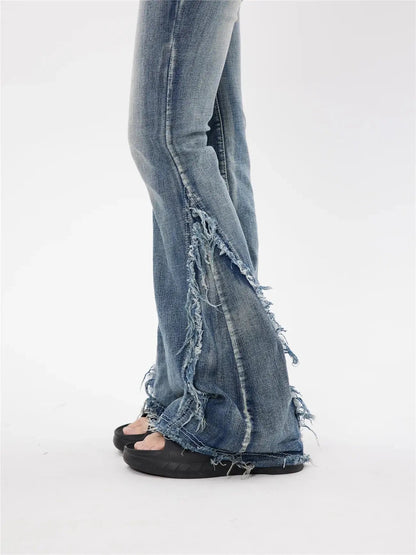 Free Shipping For Retro Flare Flimming Jeans