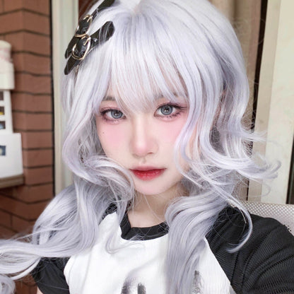 Free Shipping For Hivava Princess Amu Silver Curly Wig