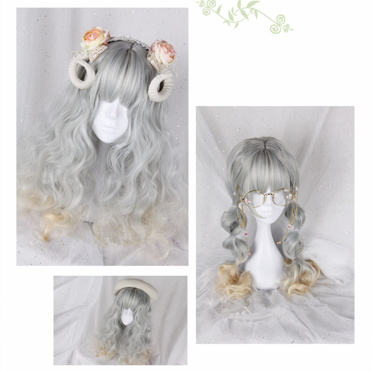 Free Shipping For Hivava Lolita Harajuku Long Curl Wig