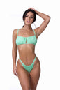 Free Shipping For Seamless Pale Mint Bikini Set