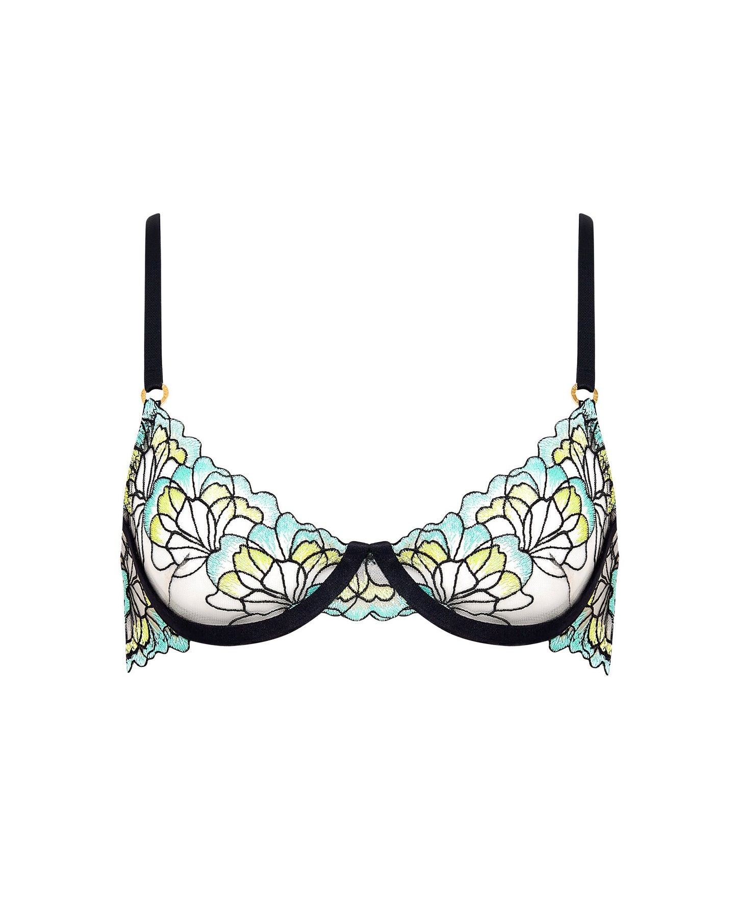 Serena Wired Bra Mint/Lemon/Black