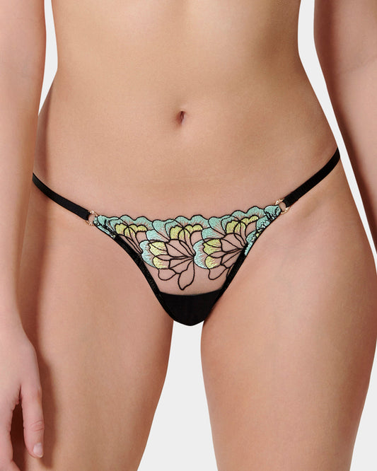 Serena Panty Mint/Lemon/Black