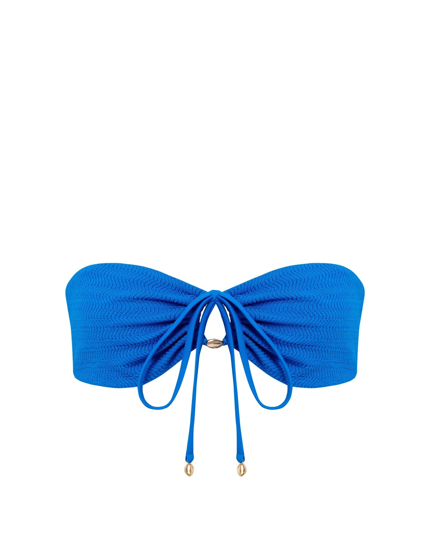 Shala Multi-Way Bandeau Bikini Top Blue