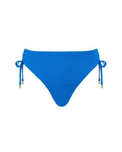 Shala High-Waist Bikini Brief Blue