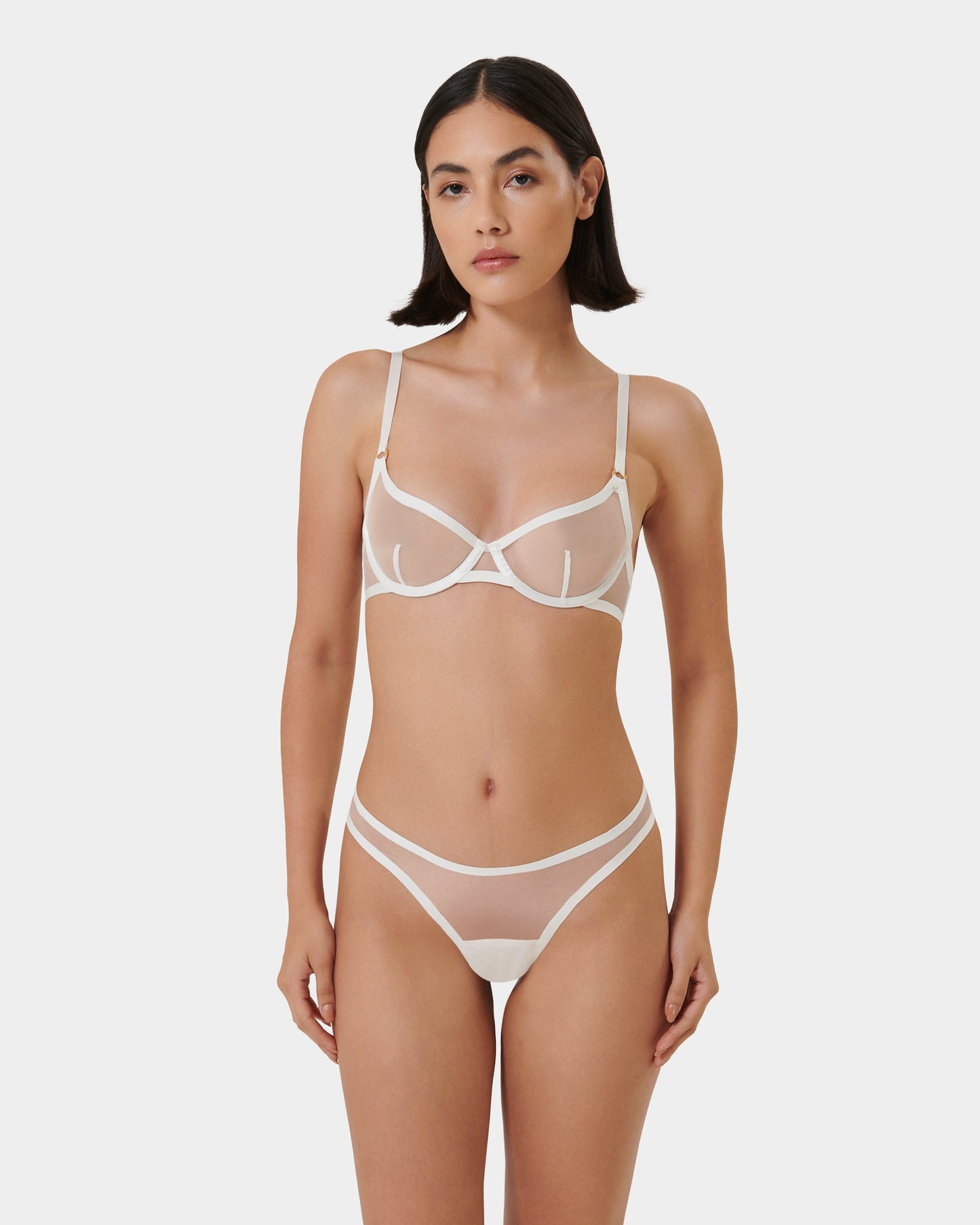 Naomi Wired Bra White