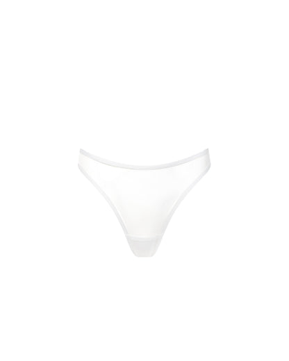 Naomi High-Waist Thong White