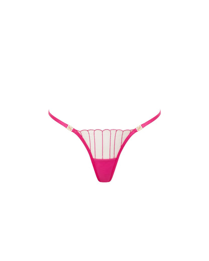 Imogen Thong Fuchsia Pink/Sheer