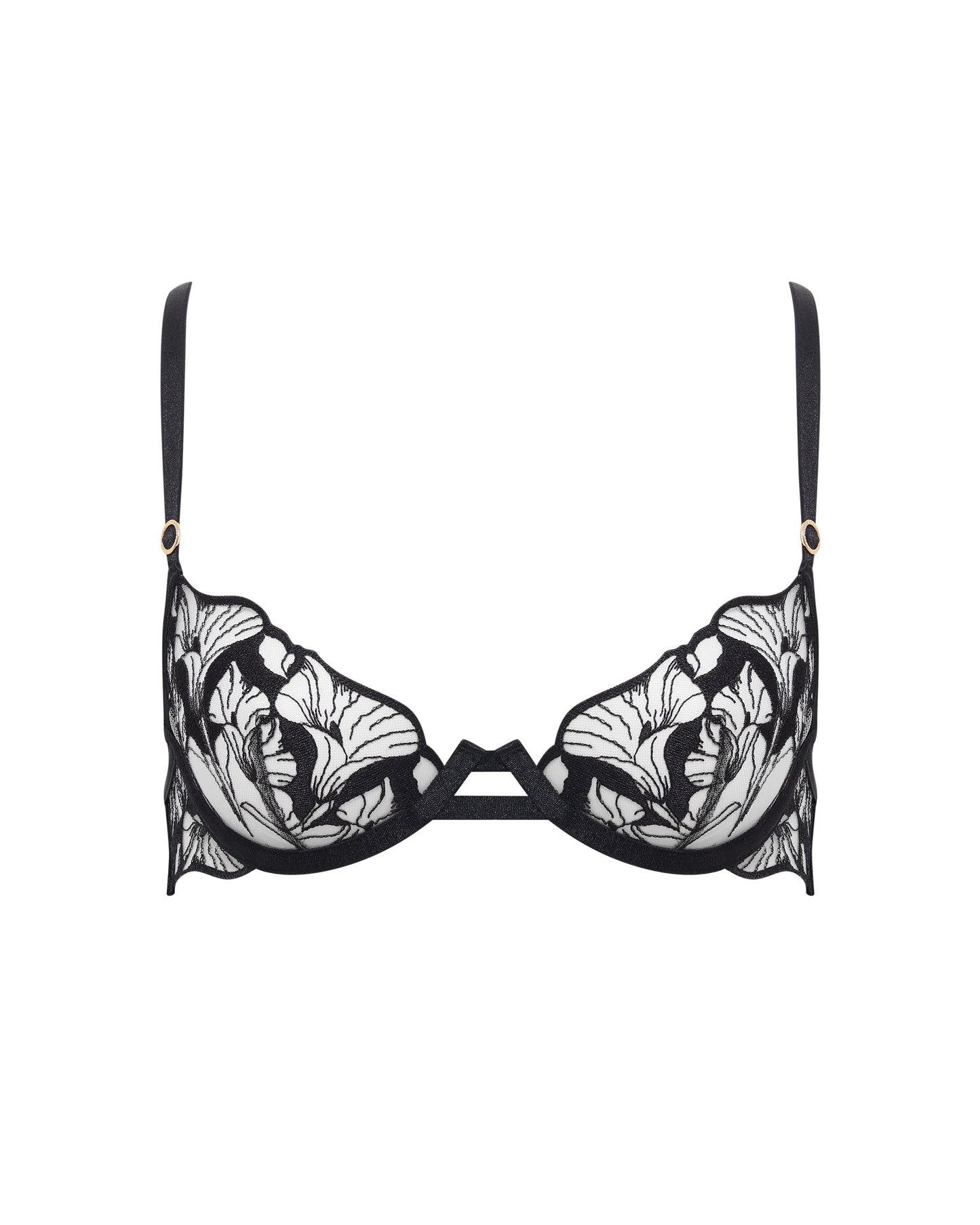 Kalmia ECO Wired Bra Black/Sheer