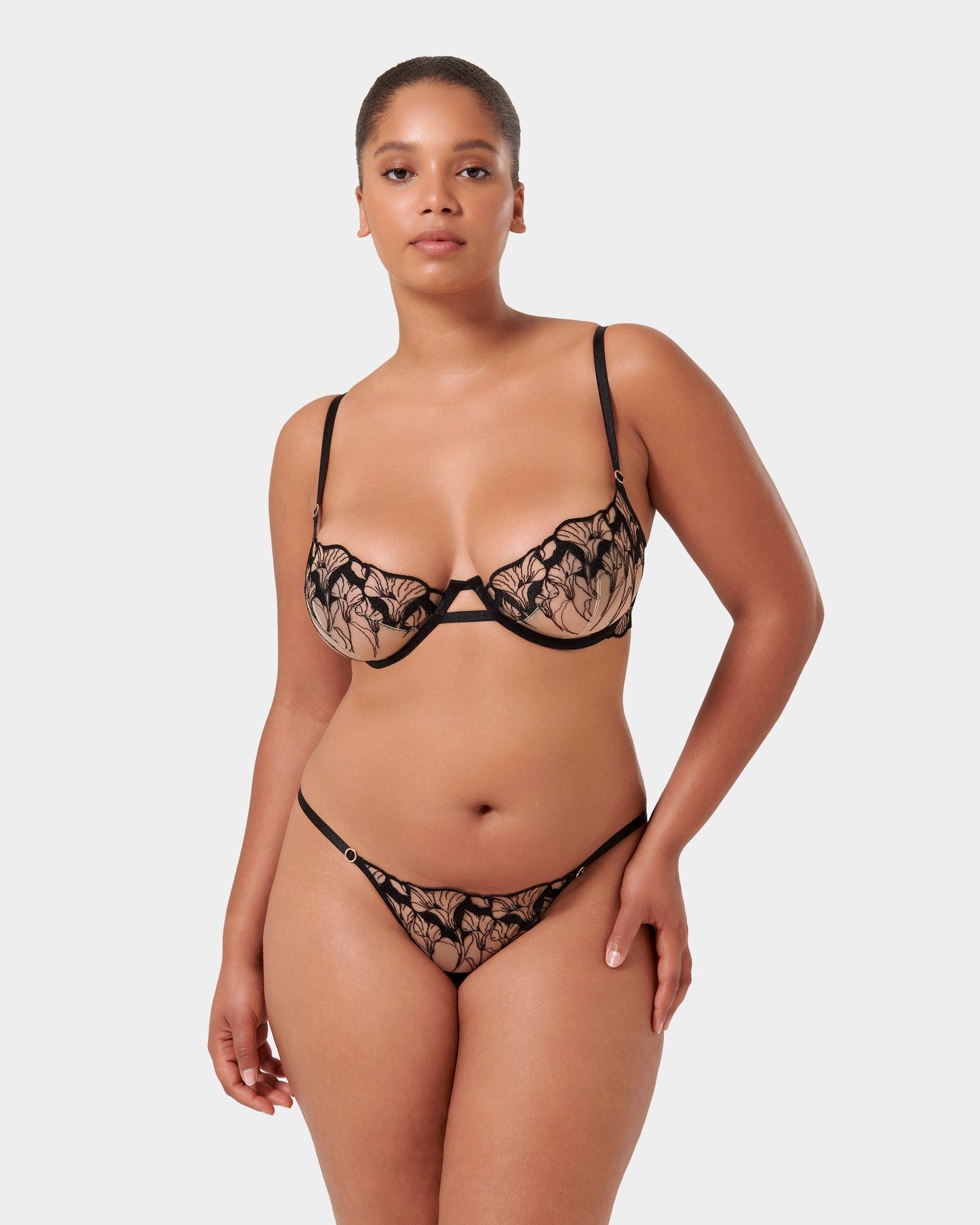 Kalmia ECO Wired Bra Black/Sheer