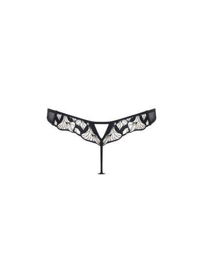 Kalmia ECO Thong Black/Sheer