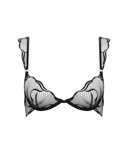 Marabel Wired Bra Black/Sheer