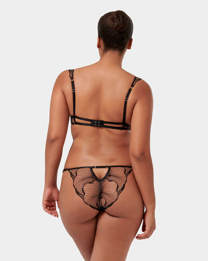 Marabel Wired Bra Black/Sheer