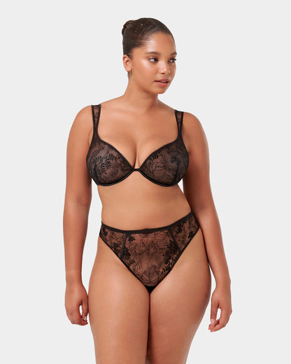 Seraphim Wired Bra Black