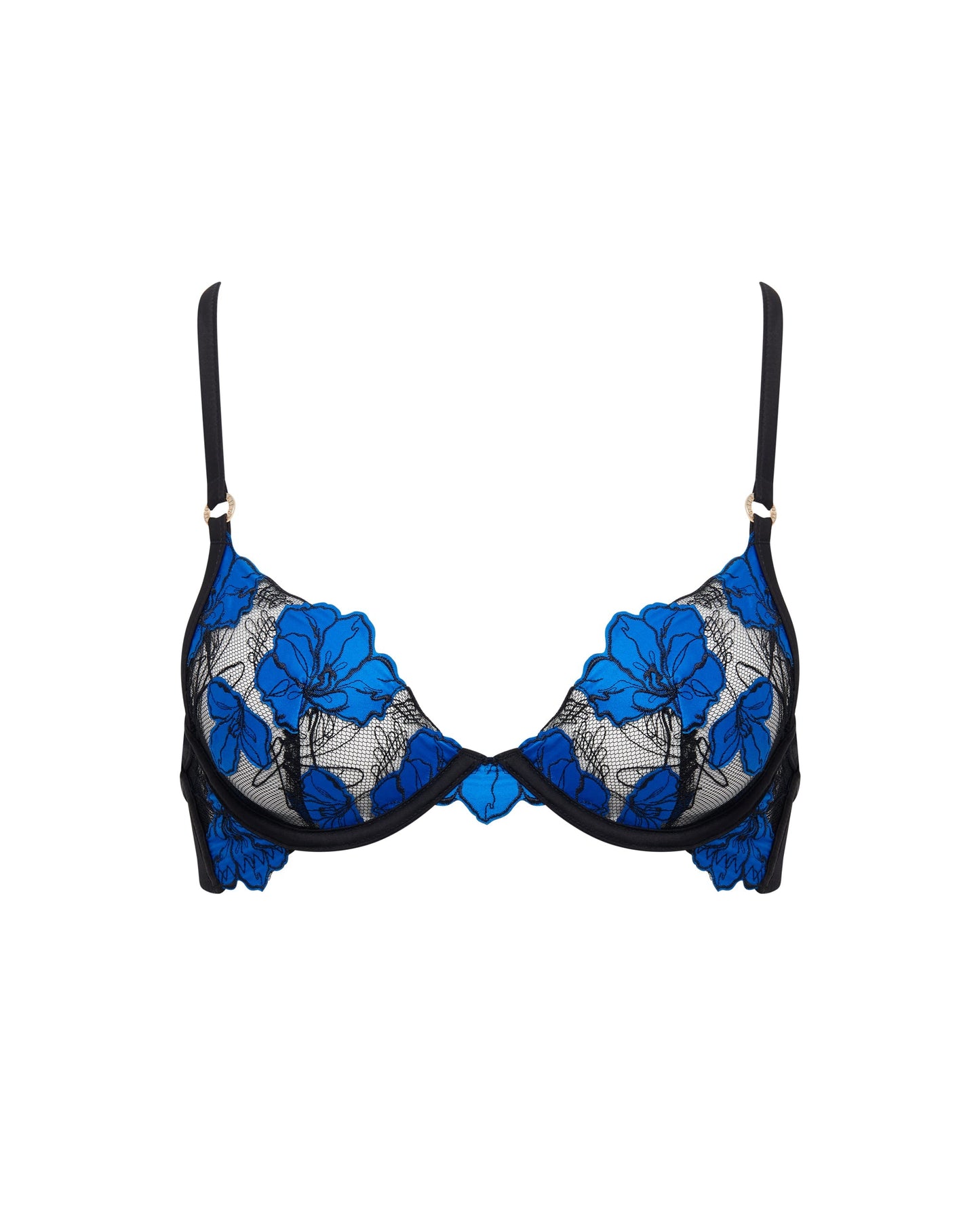 Sorento Wired Bra Black/Egyptian Blue