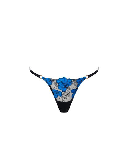 Sorento Thong Black/Egyptian Blue