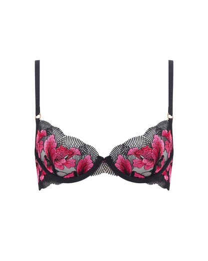 Vivienne Wired Bra Fuchsia Pink/Red/Black