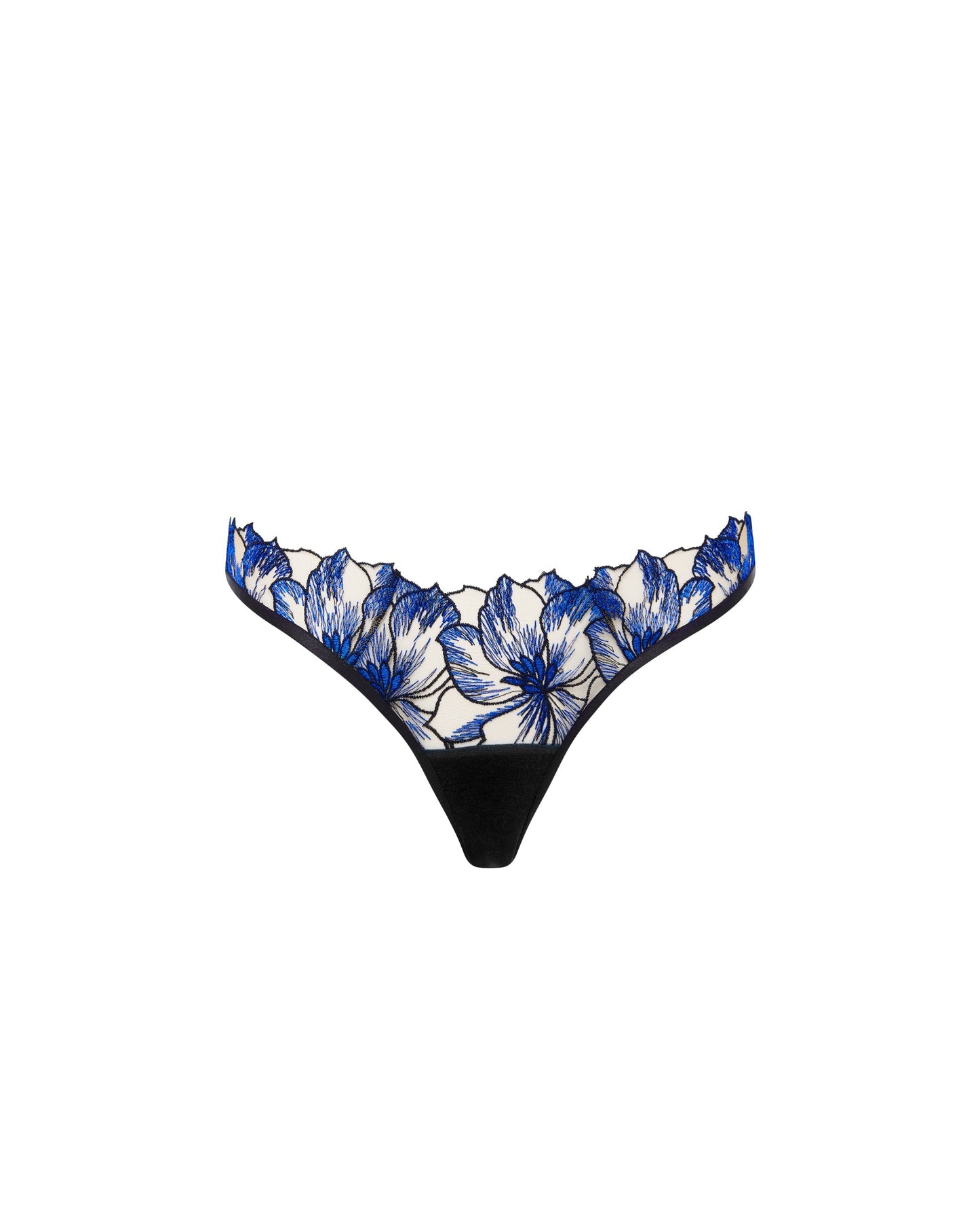 Lyandra Panty Egyptian Blue/Black/Sheer