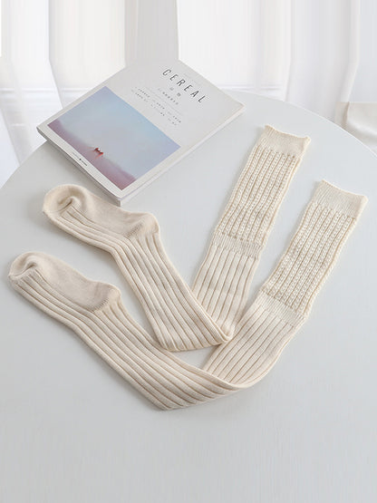 Casual Solid Color Stockings Accessories-Homeunderwear