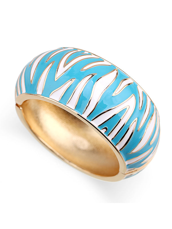 Geometric Zebra-Stripe Bracelet Accessories