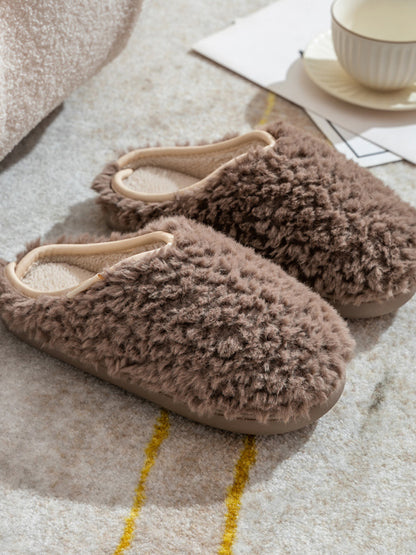 Home Wear Non-Slip Keep Warm Slippers-Homeunderwear