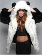 Faux Fox Fur Women Cat Style Oversized Coat